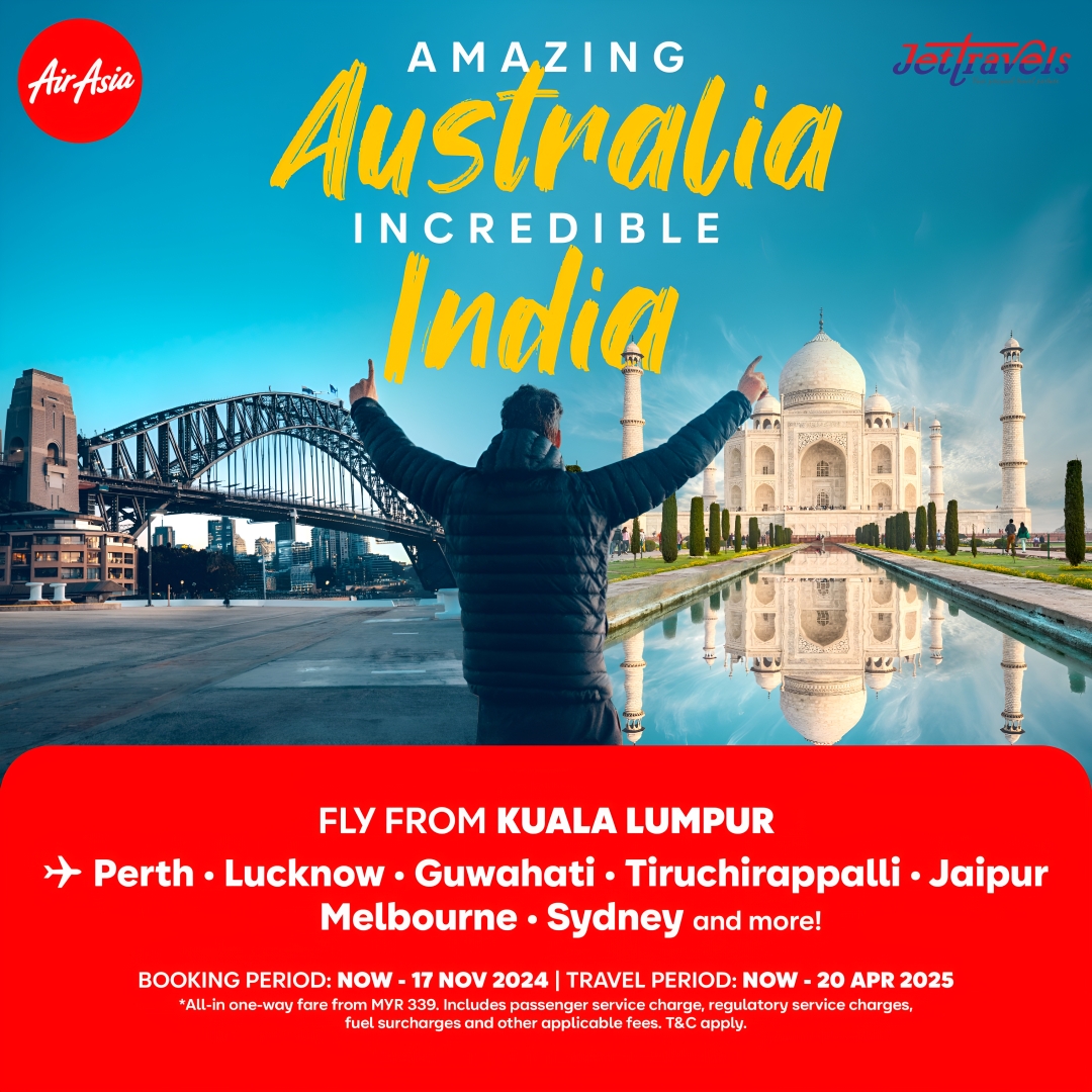 Australia & India Air Asia Poster